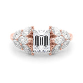 Mq Side Stones Engagement Ring - TN85366